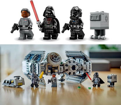 LEGO Star Wars TIE Bomber Kit de Construcción de Modelo, Caza Estelar de Juguete de Star Wars con Figura de Droide Gonk, Minifigura de Darth Vader y Sable de Luz, Regalo Coleccionable de Star Wars