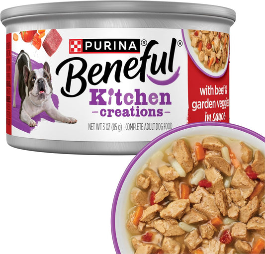 Purina Beneful Kitchen Creations - Alimento húmedo para perros con...