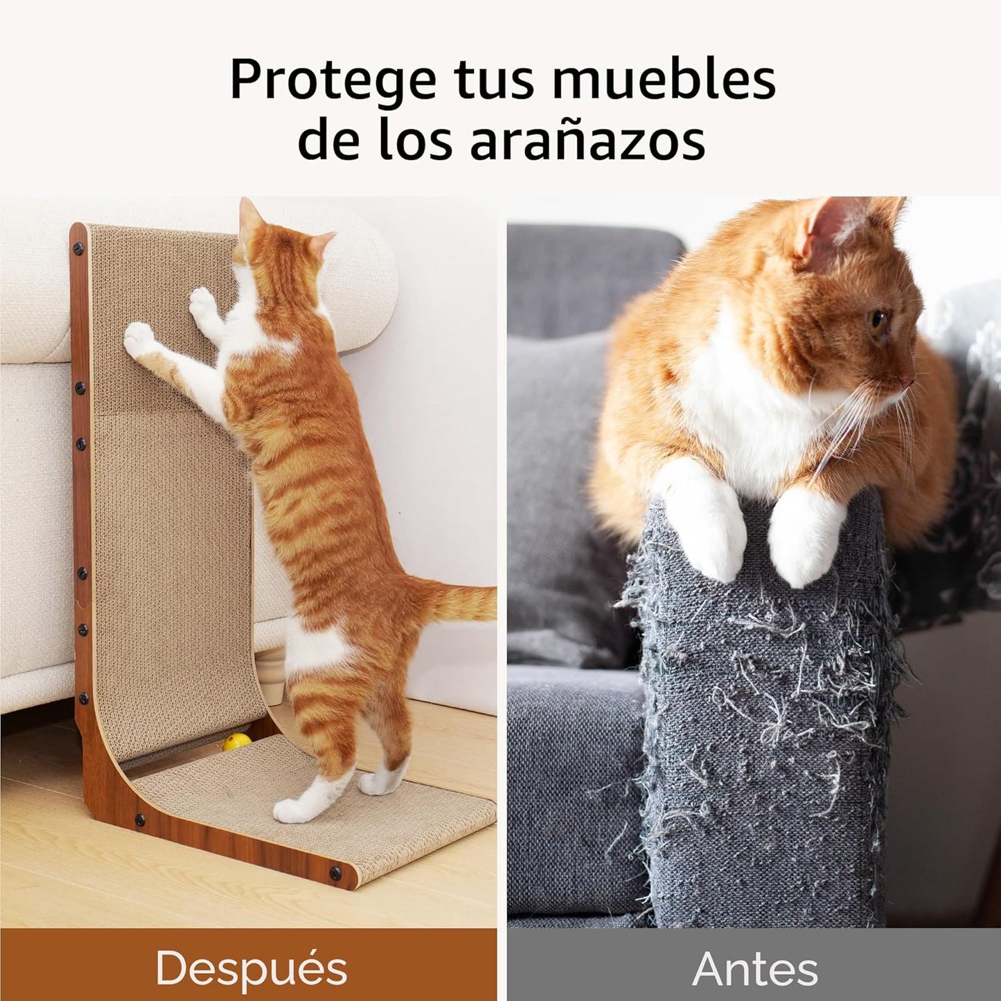 FUKUMARU Rascador para Gatos, Almohadilla para Rascar de 26.8 Pulga...