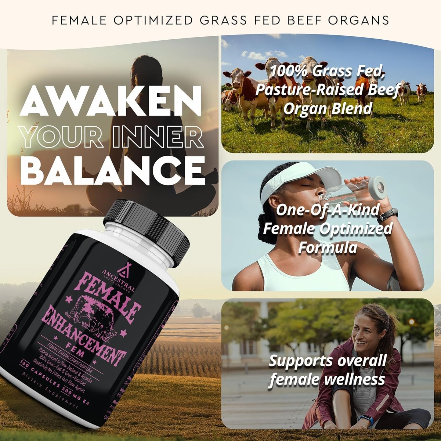 Suplemento de órganos de res para mujeres \u2013 Apoya el equilibri...