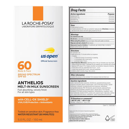 La Roche-Posay Anthelios Melt-In Milk Protector solar SPF 60, prote...