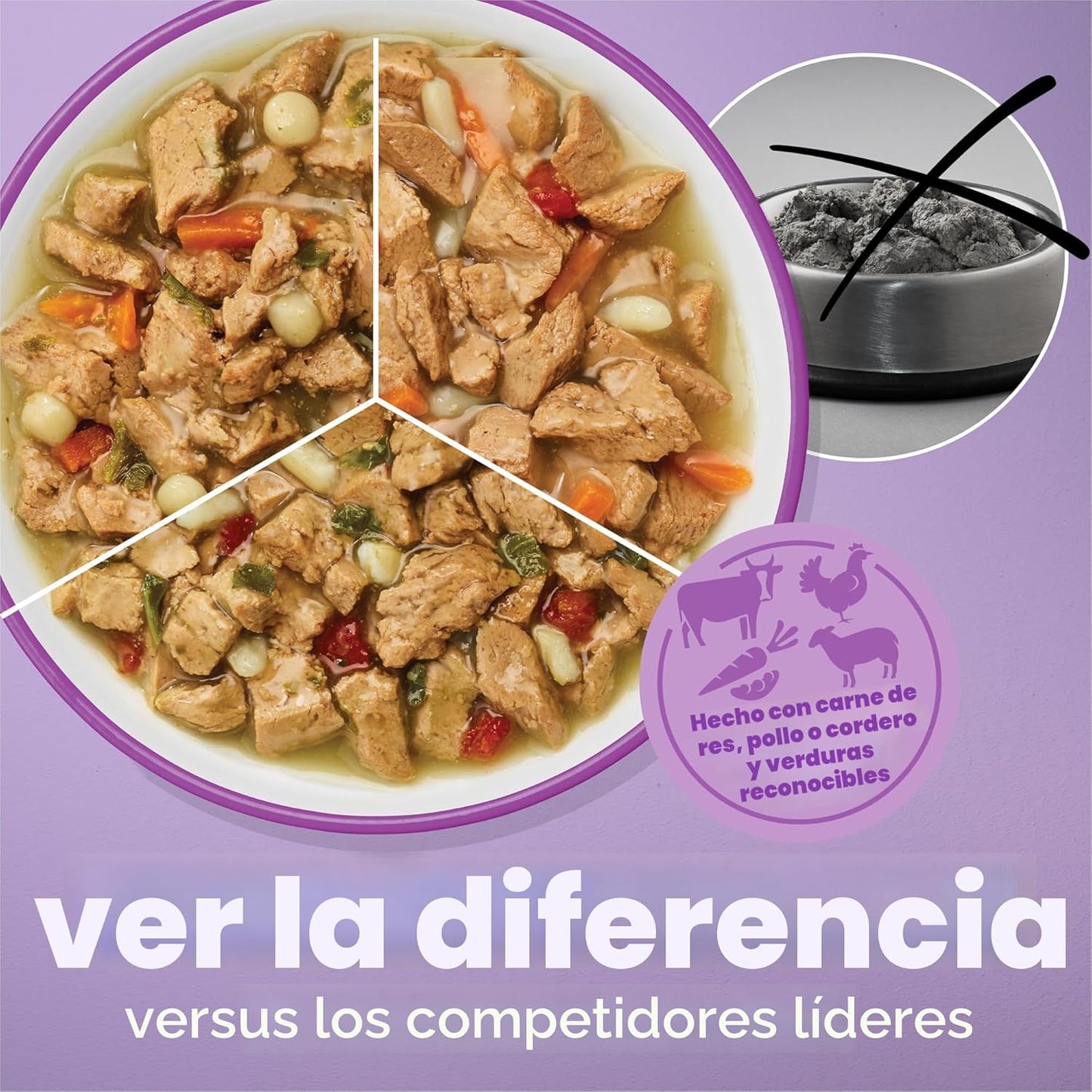 Purina Beneful Kitchen Creations - Paquete variado de alimentos húm...