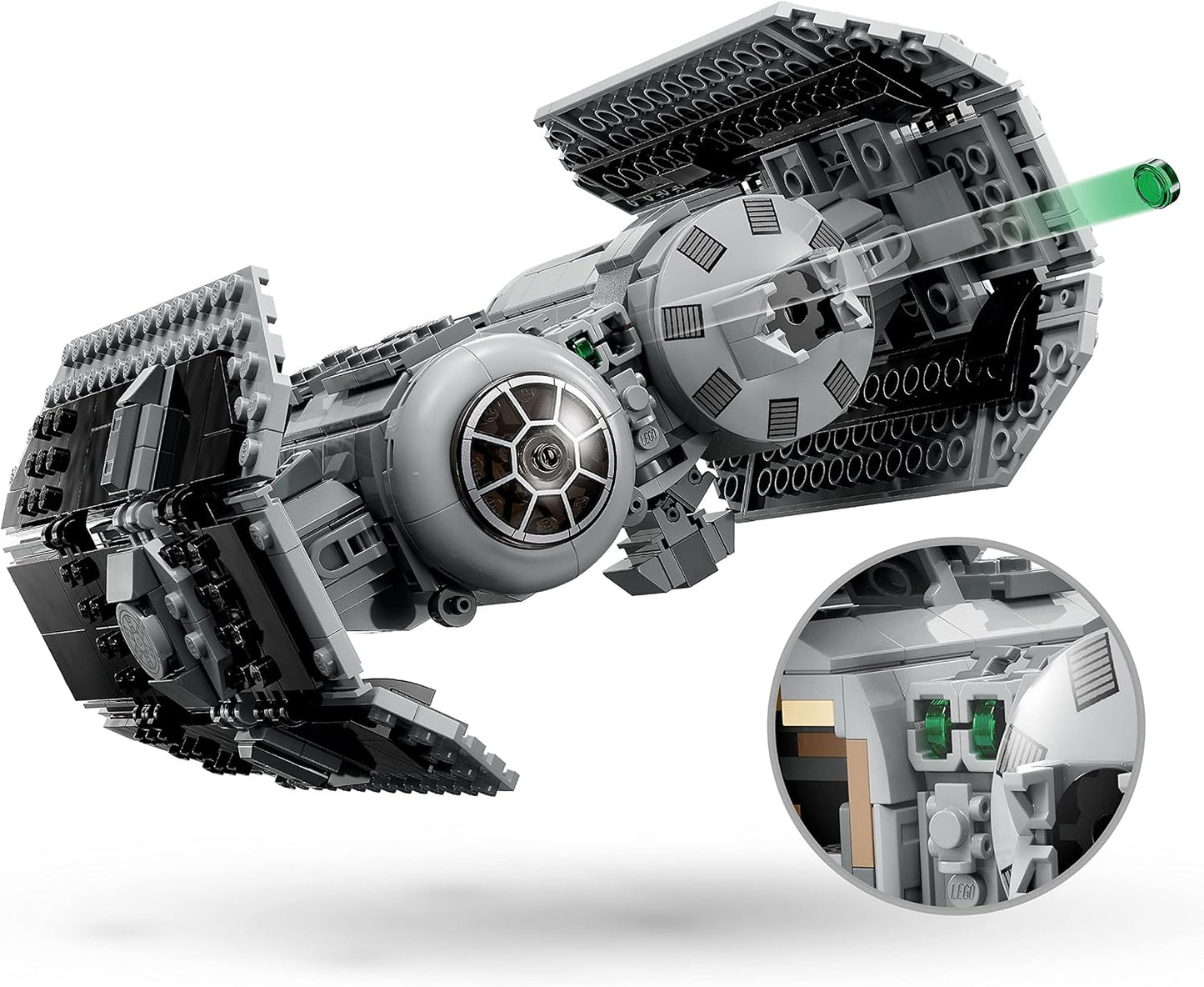 LEGO Star Wars TIE Bomber Kit de Construcción de Modelo, Caza Estelar de Juguete de Star Wars con Figura de Droide Gonk, Minifigura de Darth Vader y Sable de Luz, Regalo Coleccionable de Star Wars