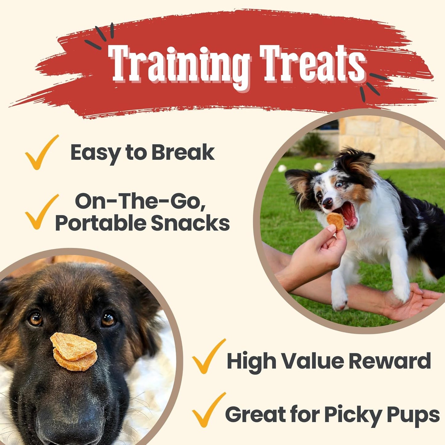 Farm To Pet - Golosinas de entrenamiento para perros - Chips de pol...