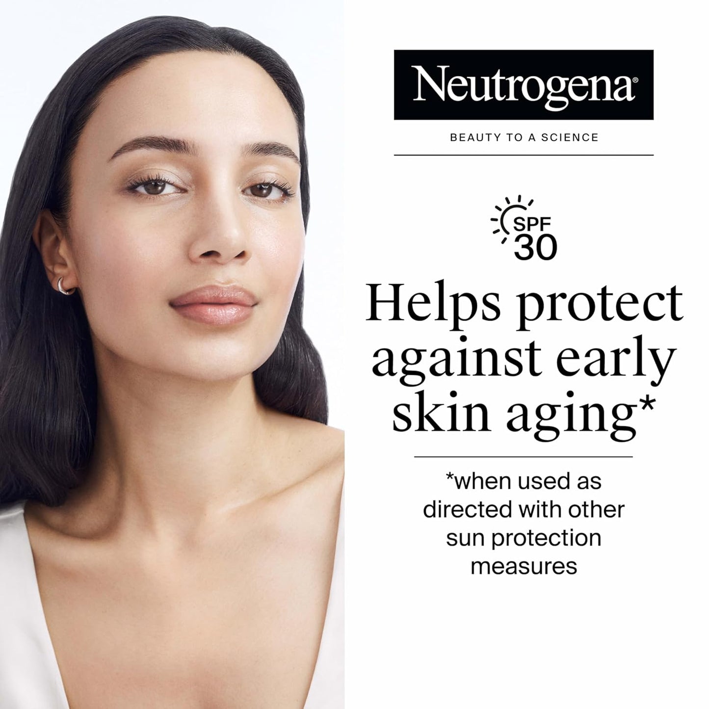 Neutrogena - Crema hidratante antiarrugas Rapid Wrinkle Repair Retinol con protección solar SPF 30, Crema diaria antiarrugas para cara y cuello con ácido hialurónico y retinol, sin parabenos, 1 onza líquida