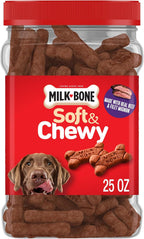 Milk-Bone Golosinas suaves y masticables para perros, receta de car...