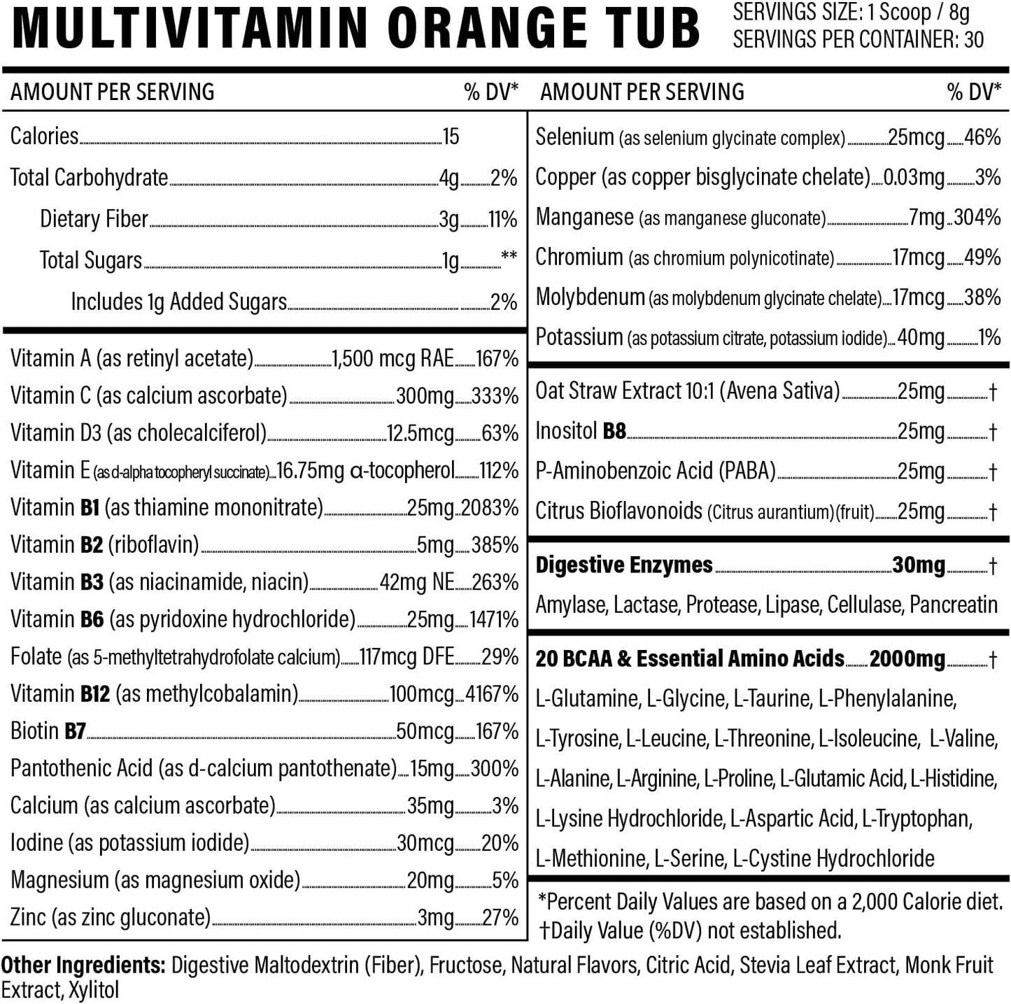 Multivitamínico en polvo \u2013 Mezcla de bebida cetogénica para ho...