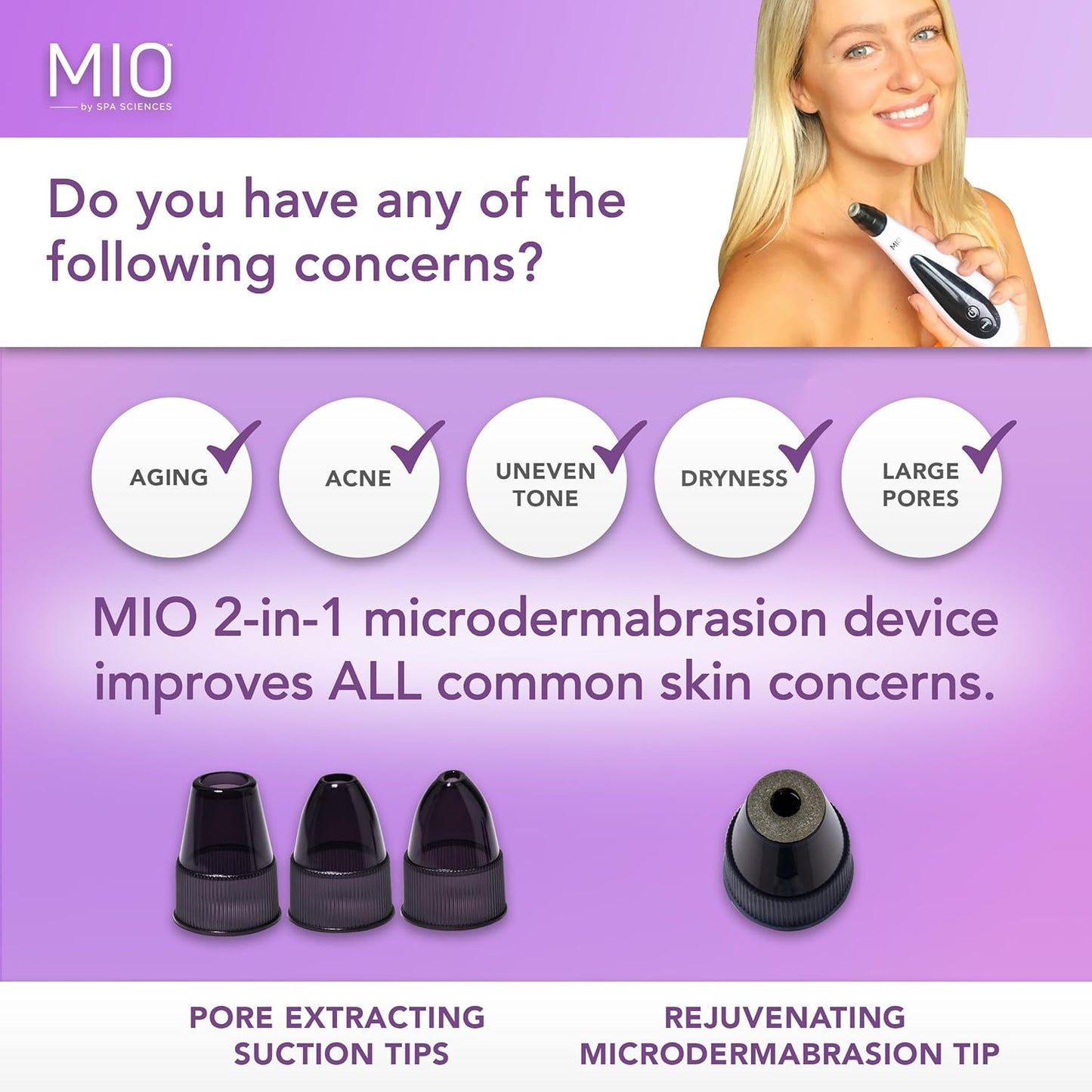 Spa Sciences - MIO - Eliminador de puntos negros de microdermoabras...