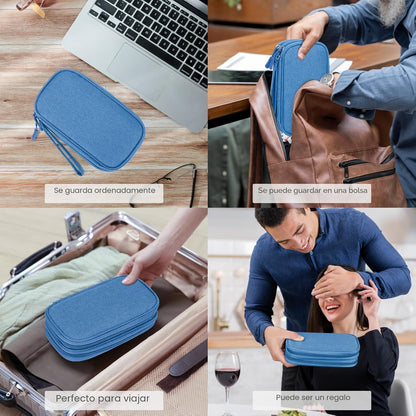 FYY Organizador electrónico, organizador de viaje en bolsa, bolsa d...