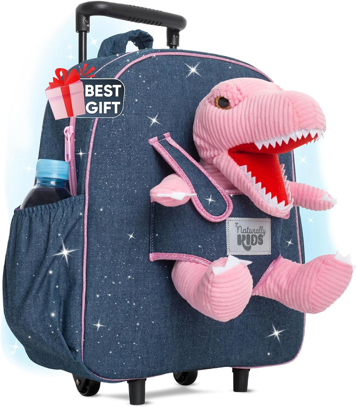 Naturally KIDS Maleta para niños pequeños con juguete de dinosaurio...