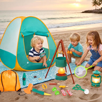 Meland Juego de Campamento para Niños con Tienda - Juguetes para Ni...