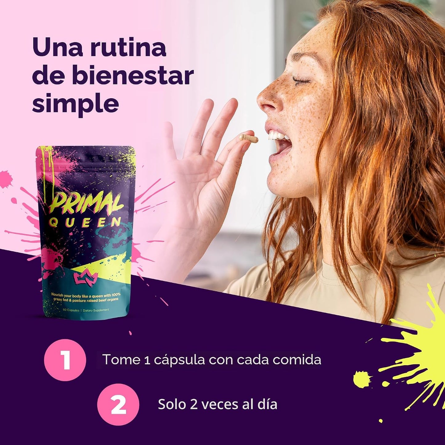 Primal Queen Suplemento de Superalimento de Órganos de Res Optimiza...