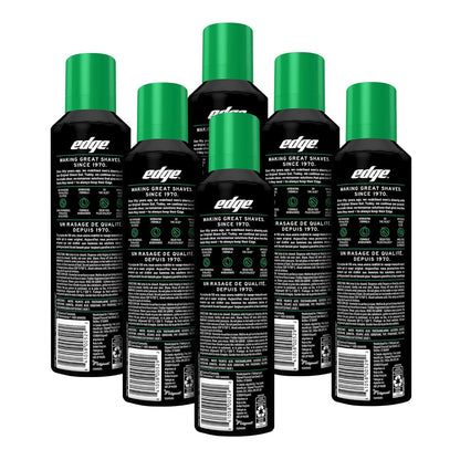 Edge Gel de afeitado para hombres, aloe calmante con dos veces el a...
