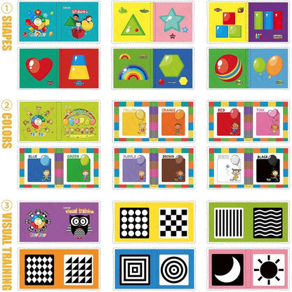 My First Soft Book, teytoy - Tela no tóxica para bebé, libros suaves arrugados para bebés, niños y niñas, juguetes educativos tempranos (paquete de 12)