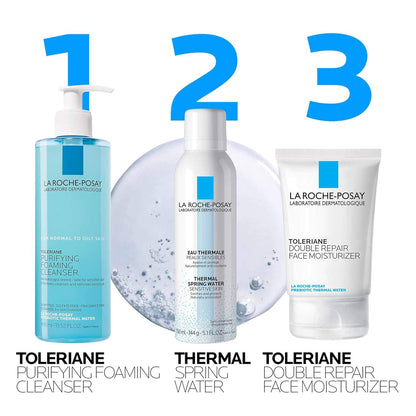 La Roche-Posay Toleriane Limpiador Facial Espumoso Purificante, Lim...