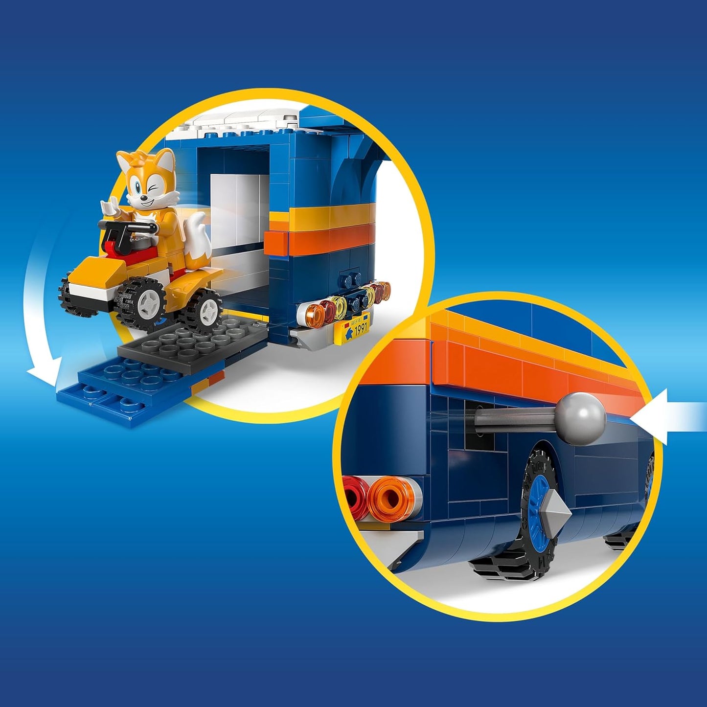 LEGO Sonic The Hedgehog Team Sonic Command Truck Juguete de construcción – Vehículo de juego de simulación con 5 figuras para niños y niñas, a partir de 8 años – Bloques de construcción de juguete