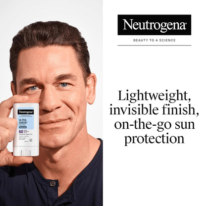 Neutrogena Protector solar facial en barra ultra transparente SPF 6...