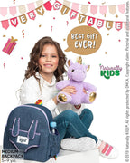 Mochila para niños pequeños Naturally KIDS con. Peluche Unicornio P...