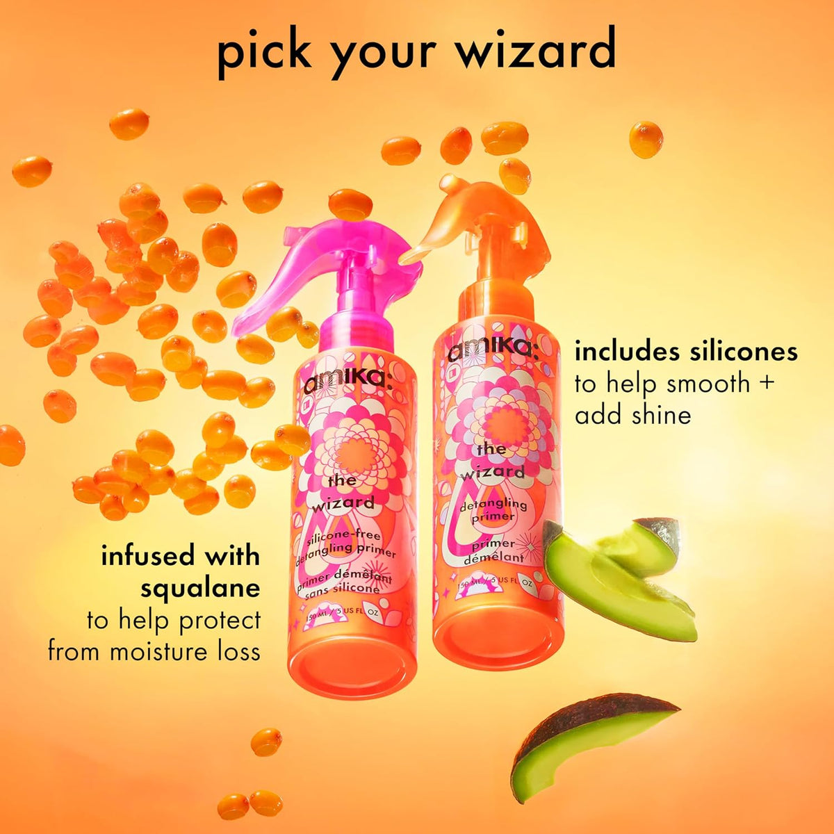 amika The Wizard - Capa base para desenredar el cabello