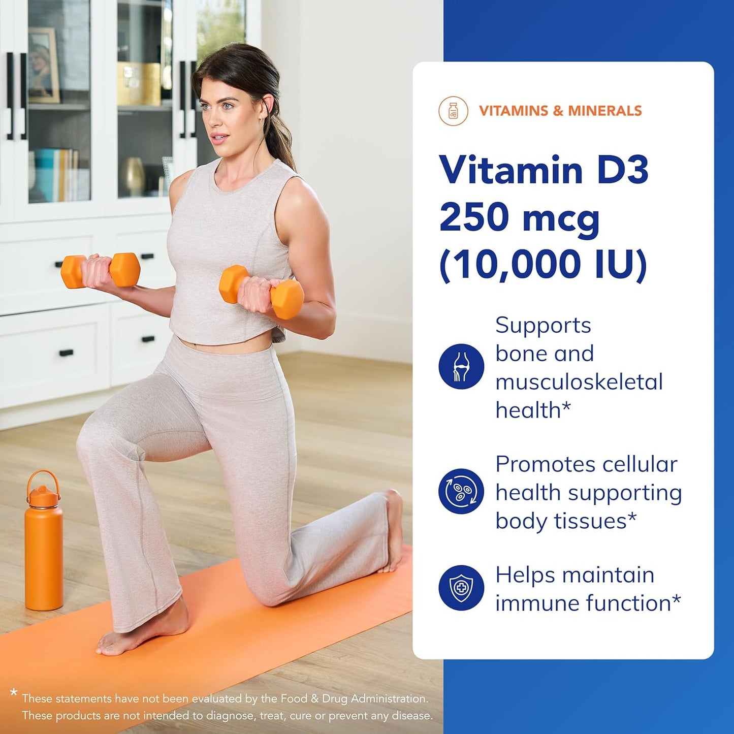 Pure Encapsulations Vitamina D3 250 mcg (10.000 UI) | Suplemento pa...