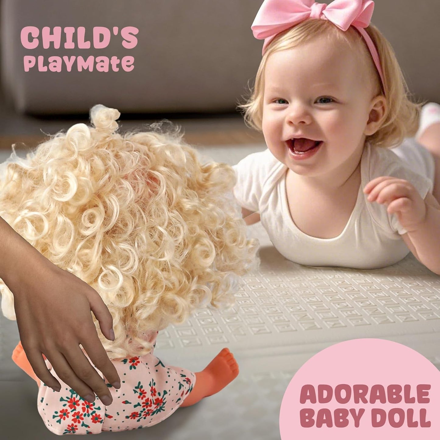 Muñeca de bebé - SMIESSKIDDO Muñecas bebé interactivas de 12" c...