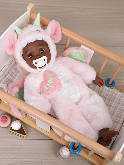 Cloveray Muñecas de bebé, muñeca de bebé grande de 18 pulgadas, rea...