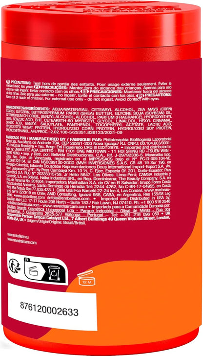 Novex Mascarilla de queratina brasileña de acondicionamiento profun...
