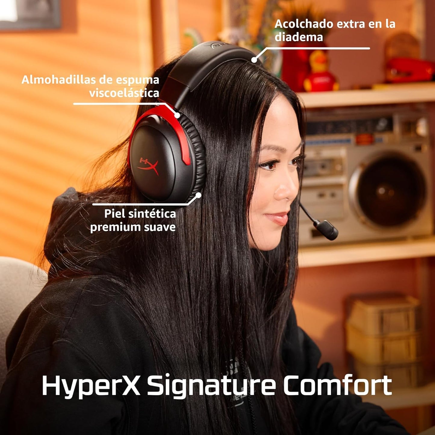 HyperX Cloud III S - Auriculares inalámbricos para juegos multiplat...