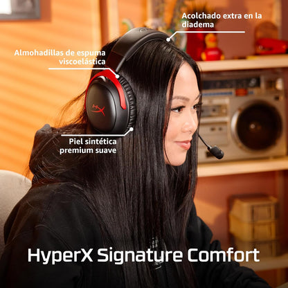 HyperX Cloud III S - Auriculares inalámbricos para juegos multiplat...