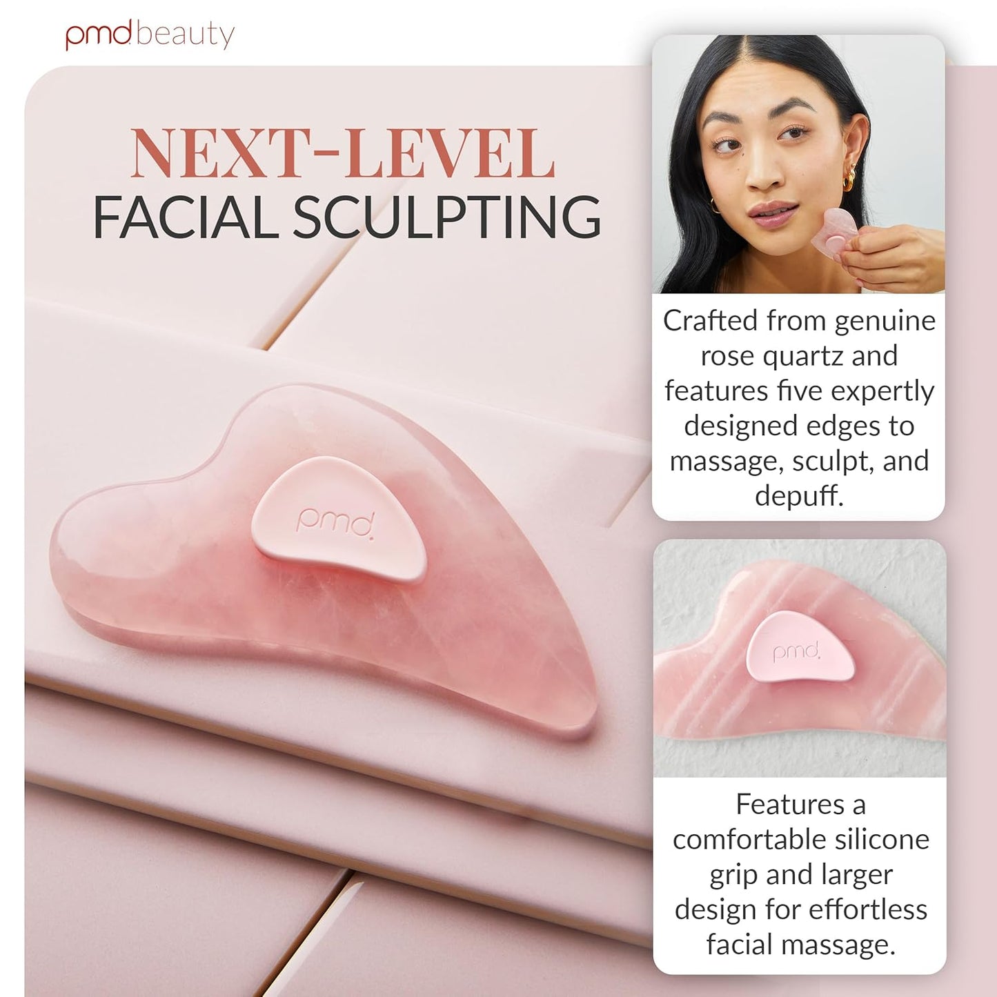 PMD Beauty Gua Sha - Herramientas faciales para masajear, esculpir...