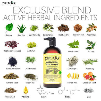 Pura D 'or Deep Hidratante Acondicionador Cabello Seco Tratamie...