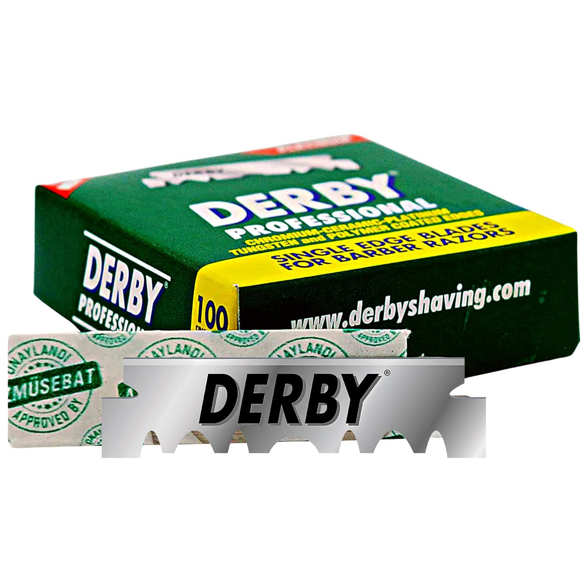 1000 cuchillas de afeitar "Derby Professional" de un solo f...
