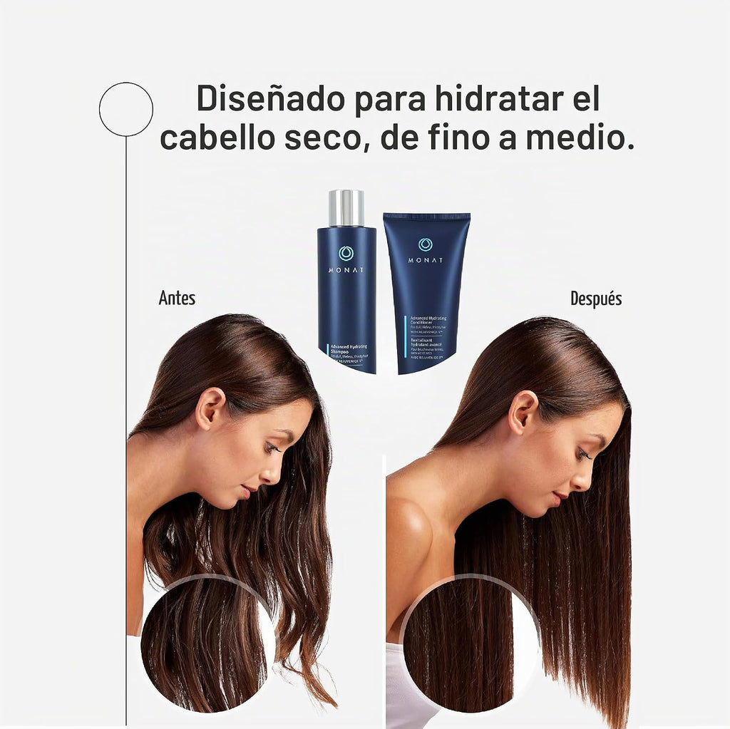 MONAT Juego de champú y acondicionador de hidratación avanzada infu...