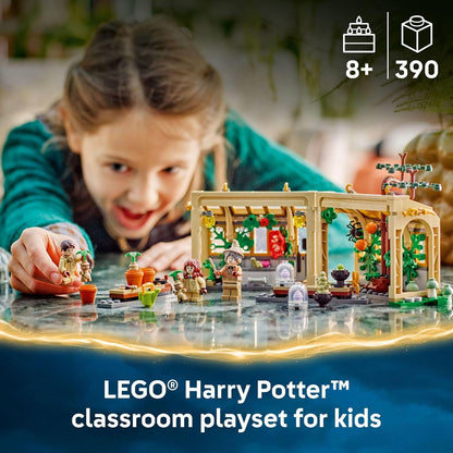 LEGO Harry Potter Hogwarts Castle: Herbology Class Juguete para Niños - Juguete de construcción y aprendizaje para juego de simulación - Harry Potter coleccionable para niños y niñas, a partir de 8