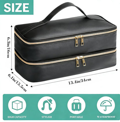 I'SMARTMOON Bolsa de viaje impermeable de 2 capas para herramie...