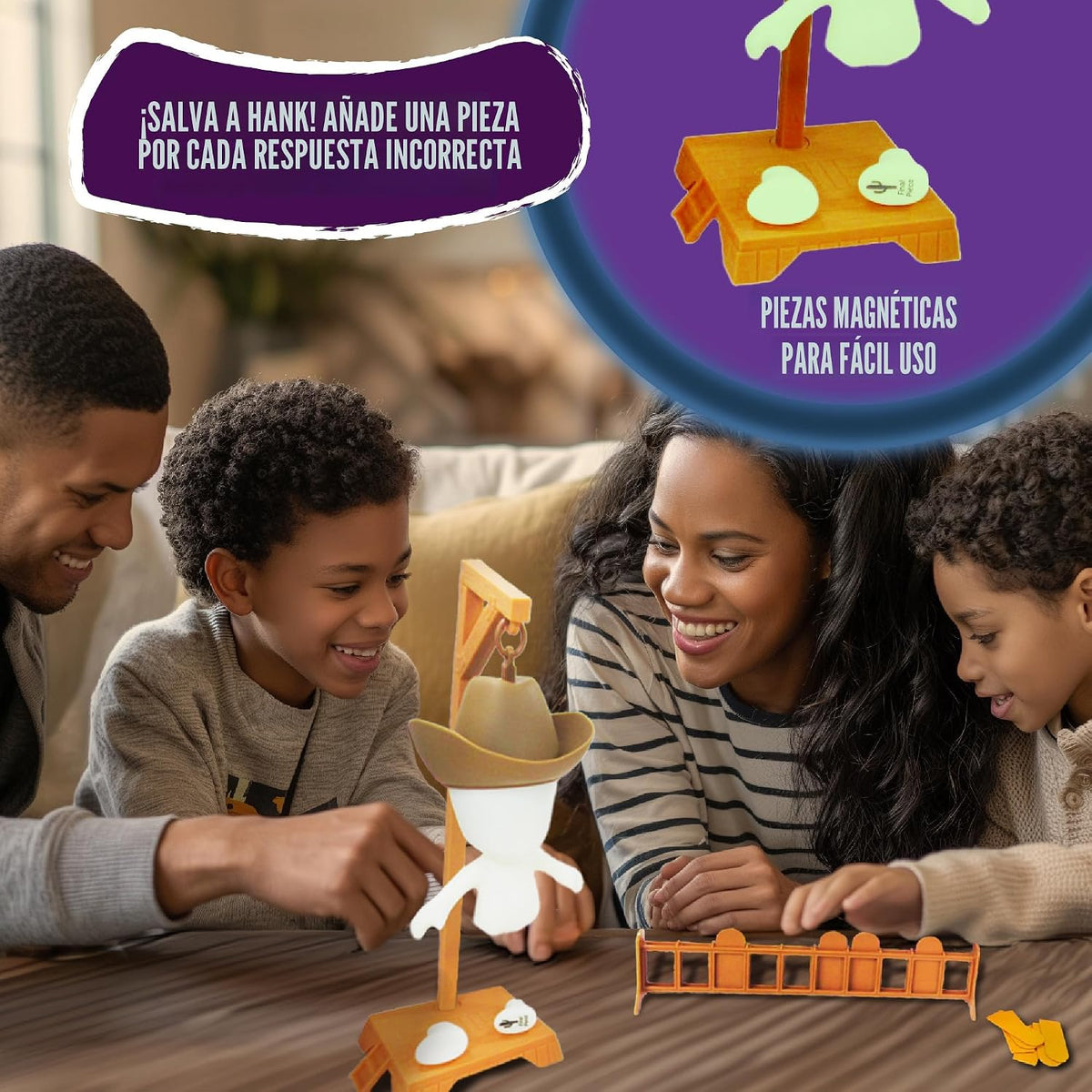 Fotorama Hankman Glow Magnetic Hangman Word Juego de adivinanzas |...