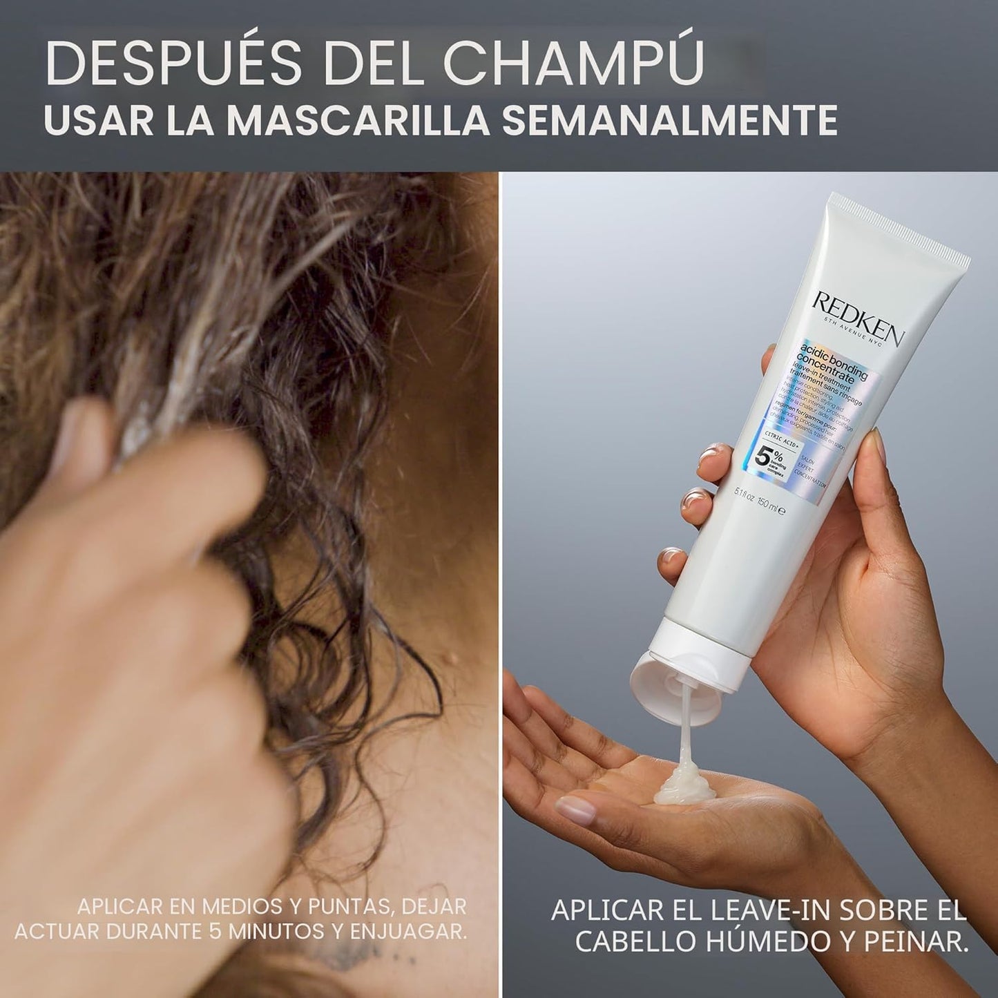 REDKEN Mascarilla capilar para reparación de cabello seco y dañado...