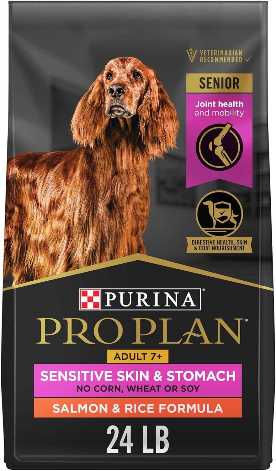 Purina Pro Plan - Comida seca para perros con piel y estómago sensi...