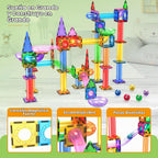 PicassoTiles Juego de construcción con 150 piezas magnéticas Juguet...