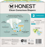 The Honest Company - Pañales hipoalergénicos, UR Ribbiting, talla 2...