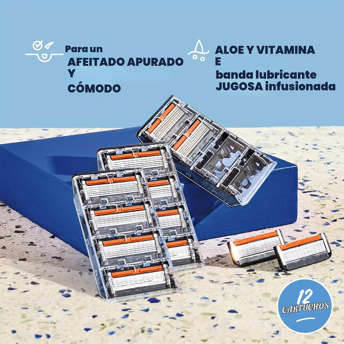Dollar Shave Club - 6 repuestos de cuchillas de afeitar (paquete de...
