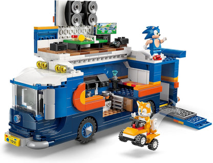 LEGO Sonic The Hedgehog Team Sonic Command Truck Juguete de construcción – Vehículo de juego de simulación con 5 figuras para niños y niñas, a partir de 8 años – Bloques de construcción de juguete