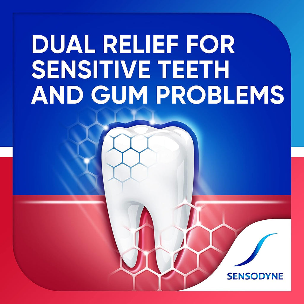 Sensodyne Sensitivity & Gum Sensitive Pasta dental para gingivitis, tratamiento de dientes sensibles, Clean & Fresh - 3.4 oz (paquete de 4)