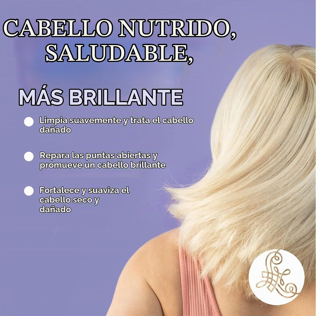 Luseta - Acondicionador morado para cabello teñido, gris, rubio y s...