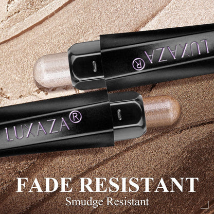 LUXAZA PRO - Juego de maquillaje de 10 sombras de ojos marrón, pale...