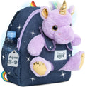 Mochila para niños pequeños Naturally KIDS con. Peluche Unicornio P...