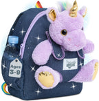 Mochila para niños pequeños Naturally KIDS con. Peluche Unicornio P...