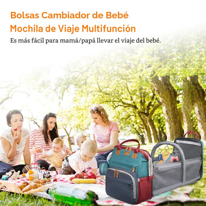 Astro alan - Mochilas para pañales con cambiador, mochila impermeab...
