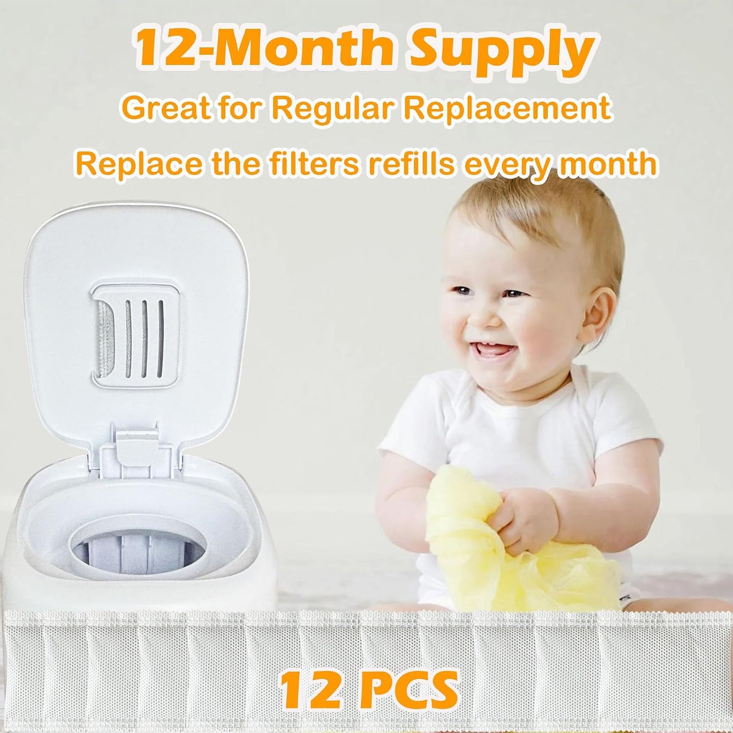 Paquete de 12 repuestos para eliminar olores para Playtex Diaper Ge...