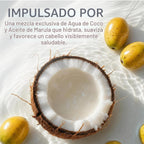 ALURAM Champú morado de agua de coco para mujeres, aumenta el brill...